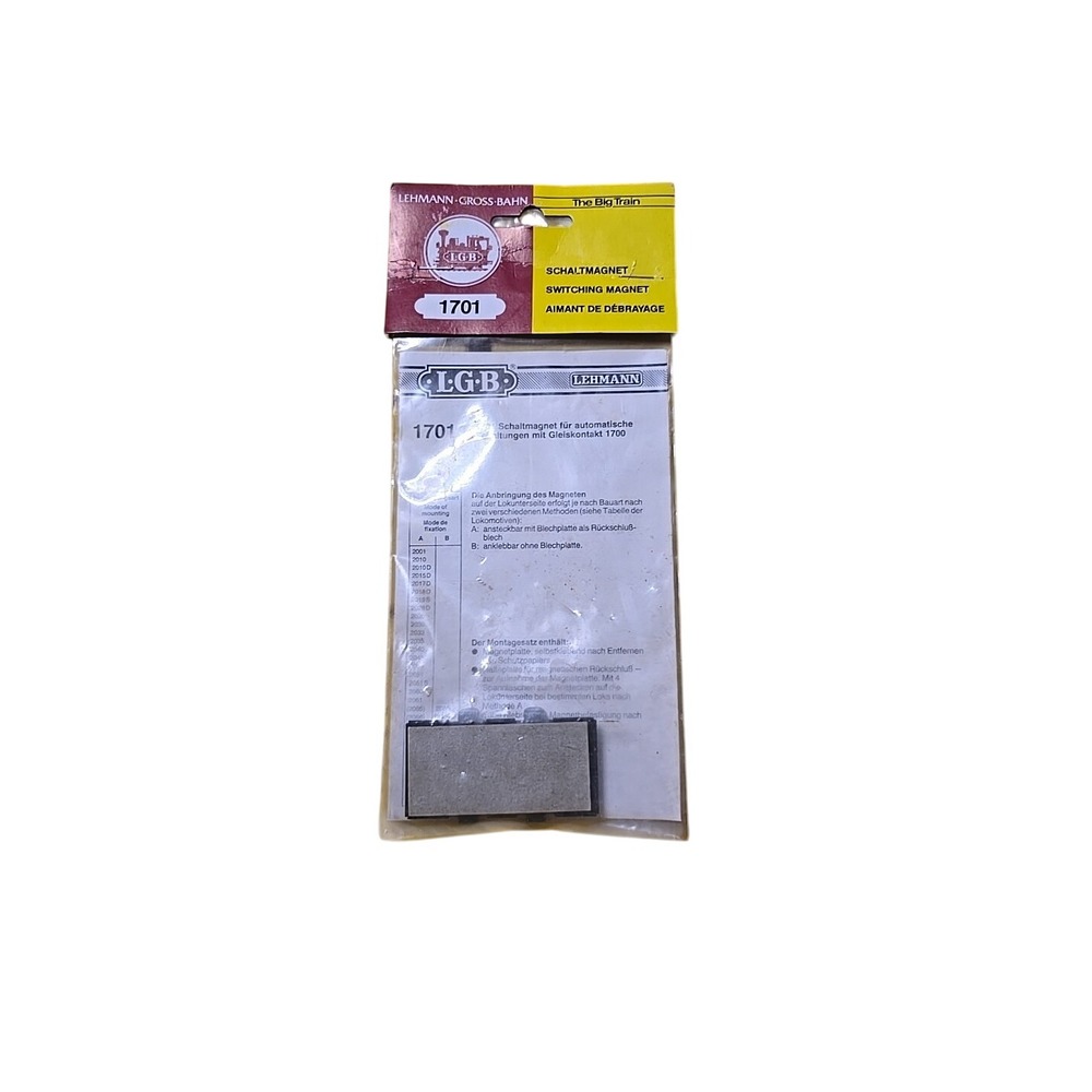 Lehmann LGB 1701 G Scale Train Track Switching Magnet New In Package‎